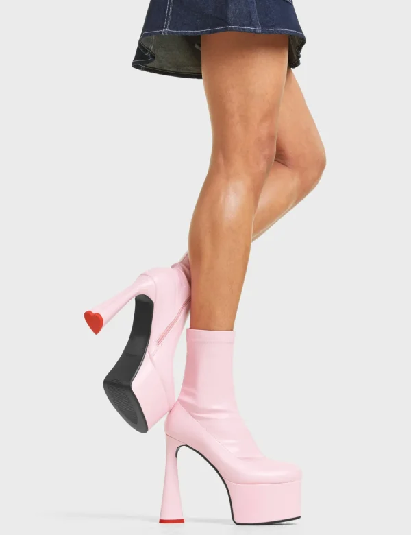 Lamoda Colourful | Pink^Addicted Platform Ankle Boots