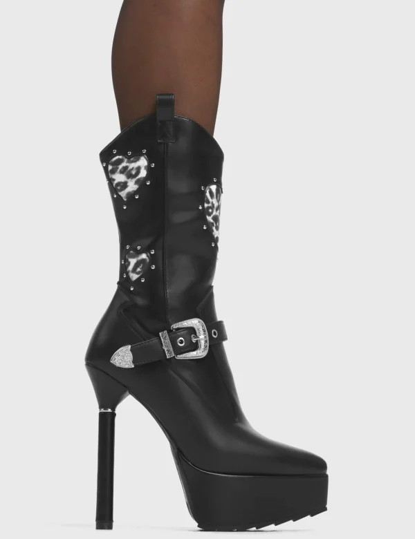 Lamoda Animal | Hearts^Anger Management Platform Calf Boots