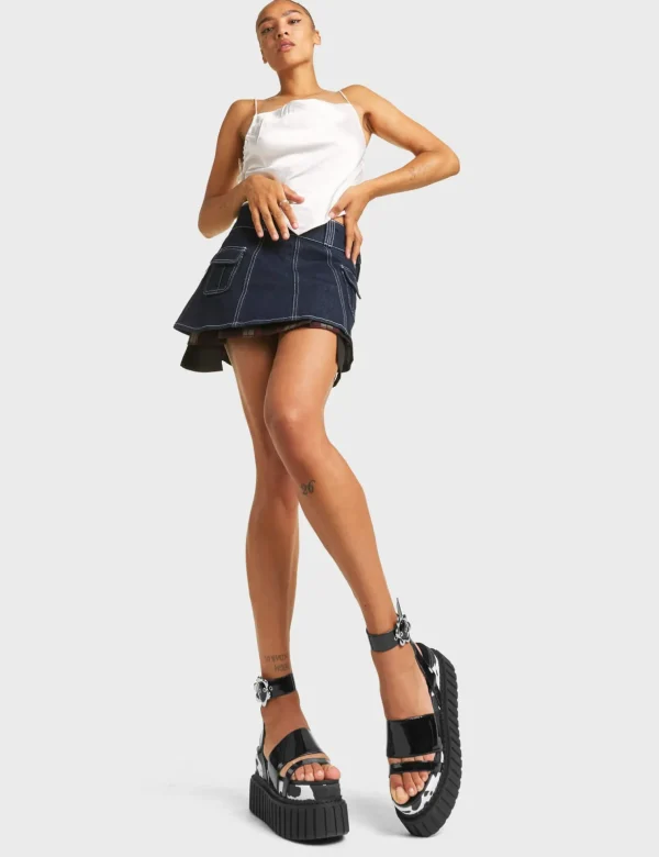 Lamoda Sandals^Buckaroo Chunky Platform Creeper Sandals