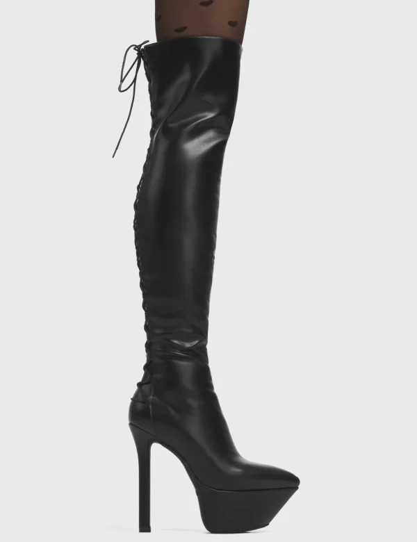Lamoda Platform Boots | Thigh High Boots^Coerce Platform Thigh High Boots
