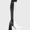 Lamoda Colourful | Hearts^Cruella Stretchy Platform Knee High Boots