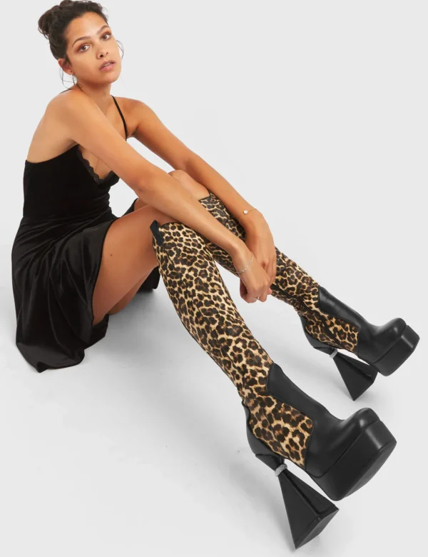 Lamoda Animal | Platform Boots^Curious Platform Knee High Boots