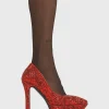 Lamoda Colourful | Metallic^Diamond In The Rough Platform Heels