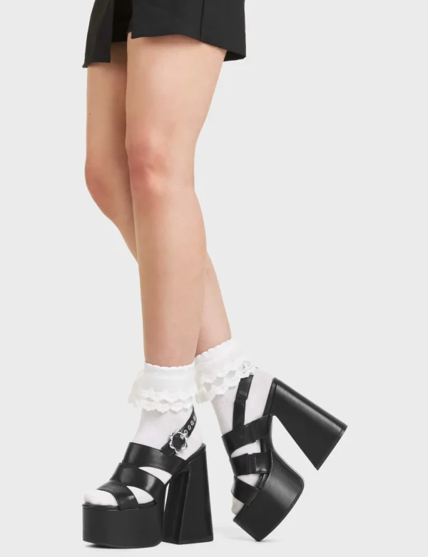 Lamoda Open Toe | Sandals^Erase You Platform Sandals