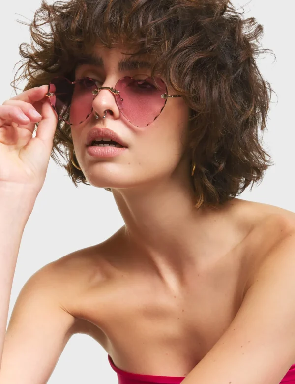 Lamoda Sunglasses | Hearts^Eye Candy Heart Sunglasses