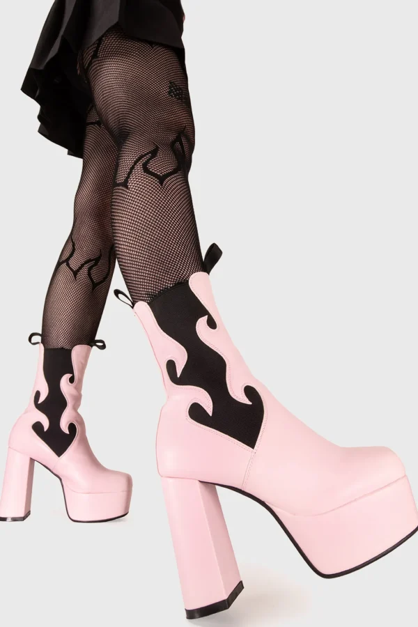 Lamoda Flames | Colourful^Feelings Platform Ankle Boots