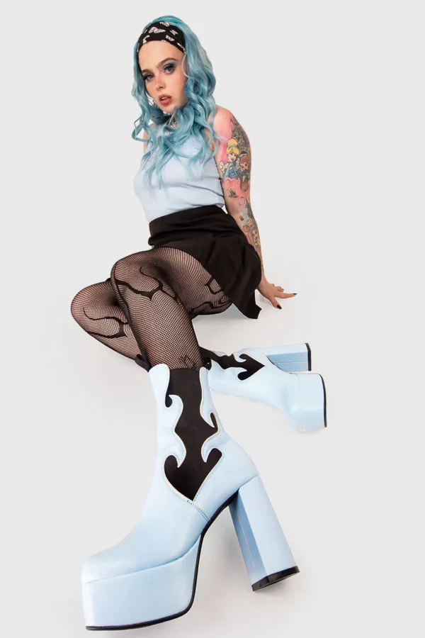 Lamoda Flames | Colourful^Feelings Platform Ankle Boots
