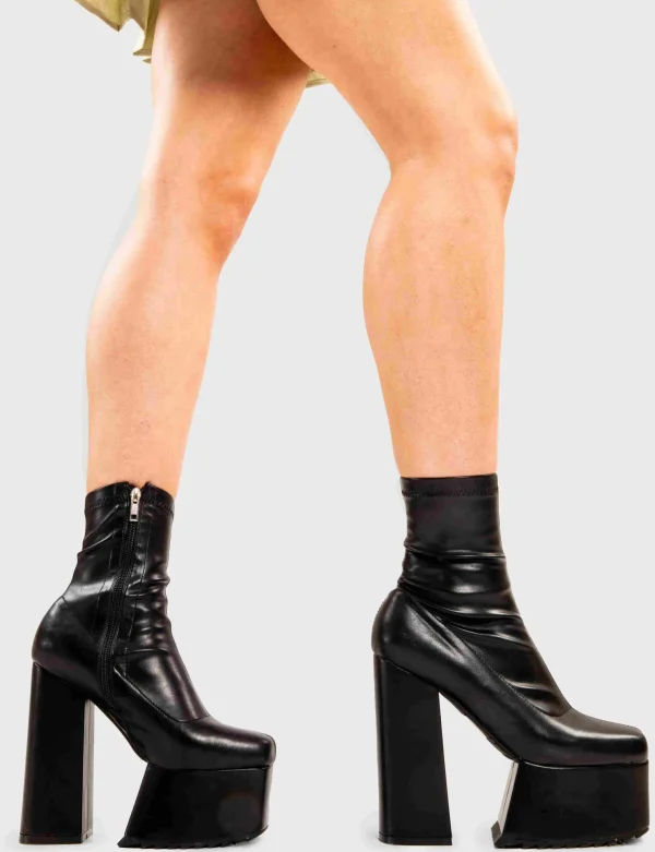 Lamoda Ankle Boots | Platform Boots^Get Out Platform Ankle Boots