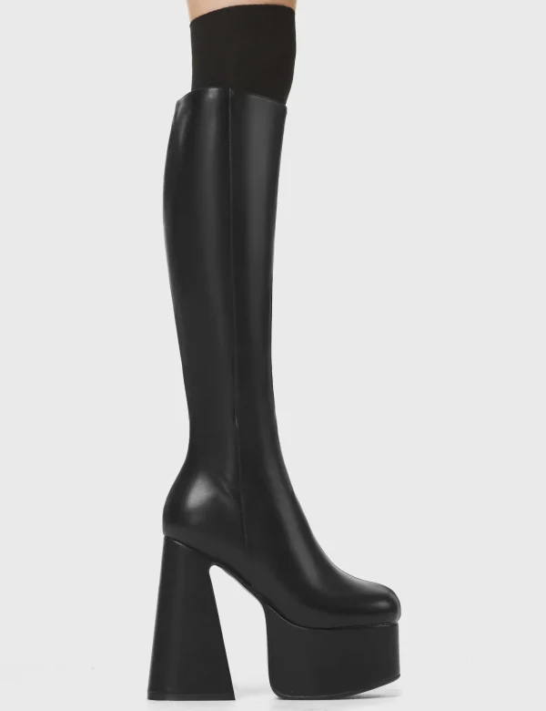Lamoda Platform Boots | Knee High Boots^Hate You Platform Knee High Boots