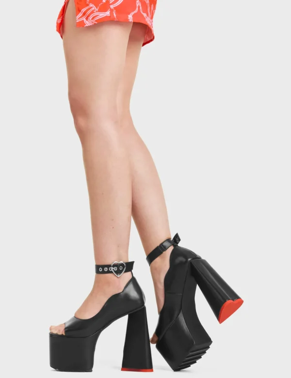 Lamoda Hearts | Open Toe^Hey Lover Platform Sandals