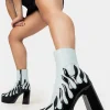 Lamoda Flames | Colourful^High Voltage Platform Ankle Boots