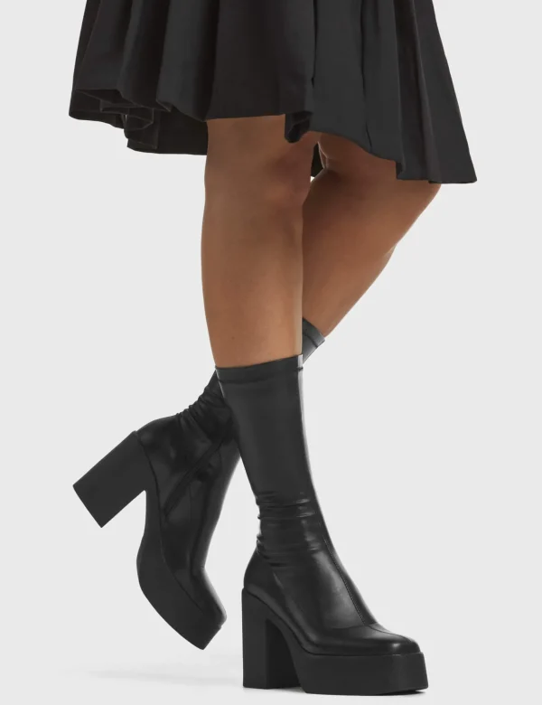 Lamoda Wide Calf | Super Stretch^Holler Back Super Stretch Platform Calf Boots