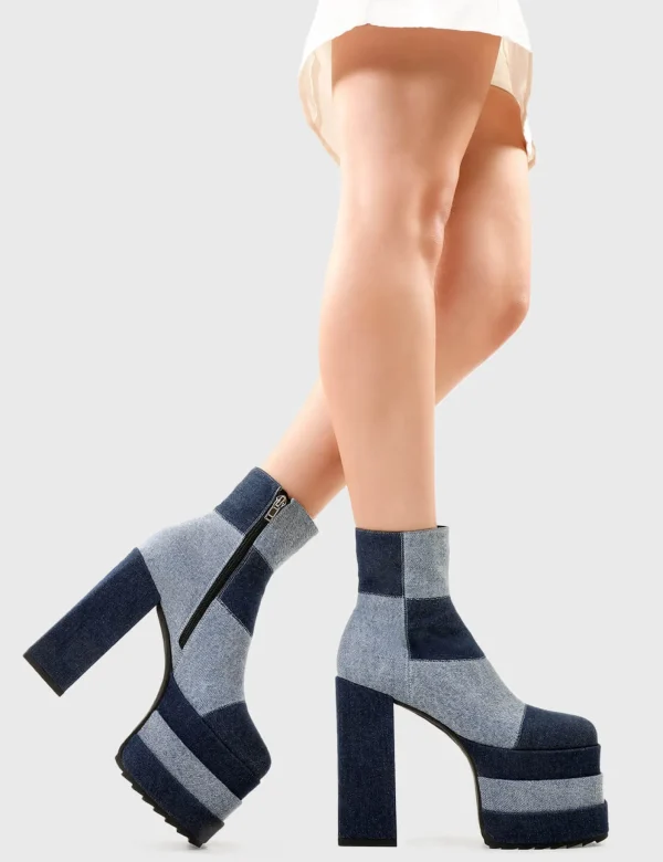 Lamoda Denim | Platform Boots^Hot Topic Platform Ankle Boots
