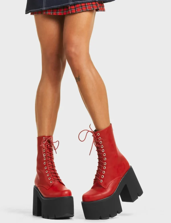 Lamoda Chunky Boots | Ankle Boots^Iconic Chunky Platform Ankle Boots