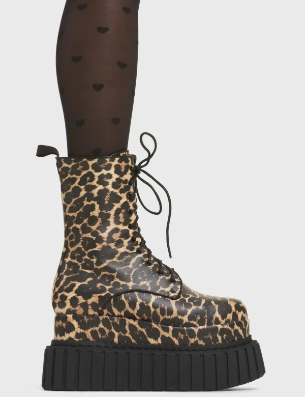 Lamoda Animal | Creepers^Jungle Queen Chunky Creeper Platform Ankle Boots