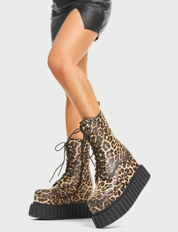 Lamoda Animal | Creepers^Jungle Queen Chunky Creeper Platform Ankle Boots
