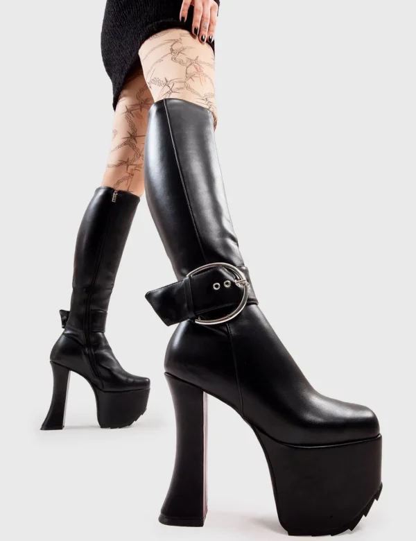 Lamoda Platform Boots | Stiletto Boots^Kick Start Platform Knee High Boots