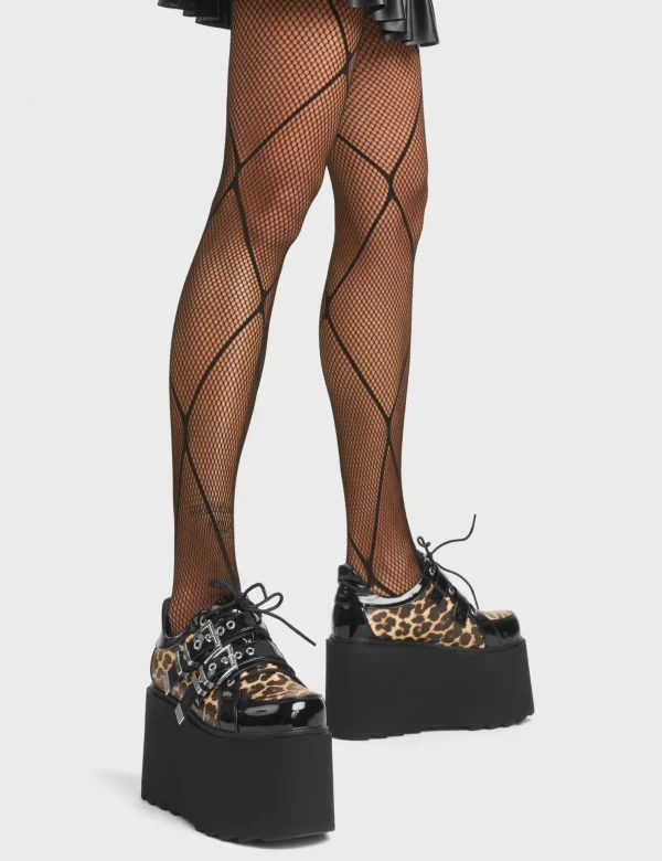 Lamoda Animal | Platform^Kitty Chunky Platform Sneakers