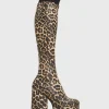 Lamoda Animal | Platform Boots^Messenger Platform Knee High Boots