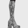 Lamoda Colourful | Platform Boots^Messenger Platform Knee High Boots