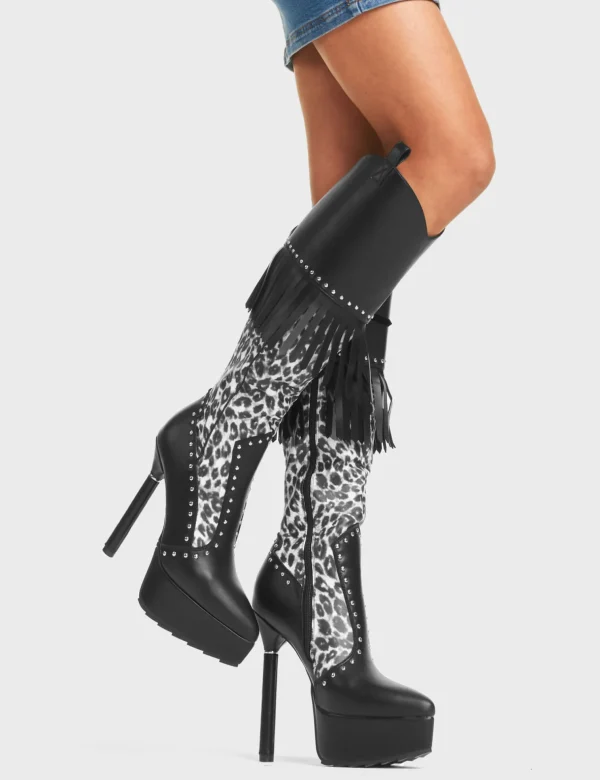 Lamoda Animal | Platform Boots^My Priority Platform Knee High Boots