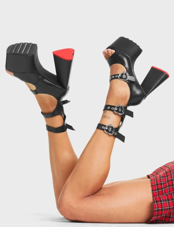 Lamoda Hearts | Open Toe^Mystery Of Love Platform Sandals