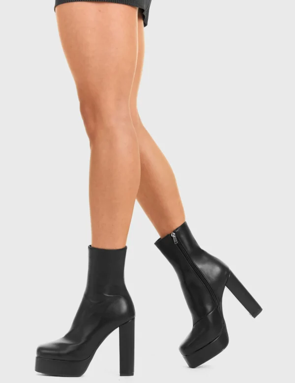 Lamoda Platform Boots | Stiletto Boots^New Obsession Platform Ankle Boots