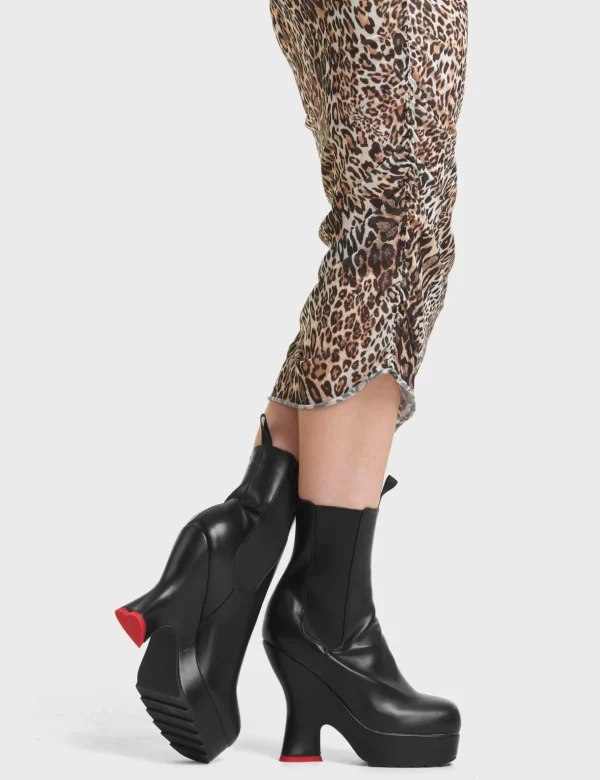 Lamoda Hearts | Chunky^No Comment Chunky Platform Ankle Boots
