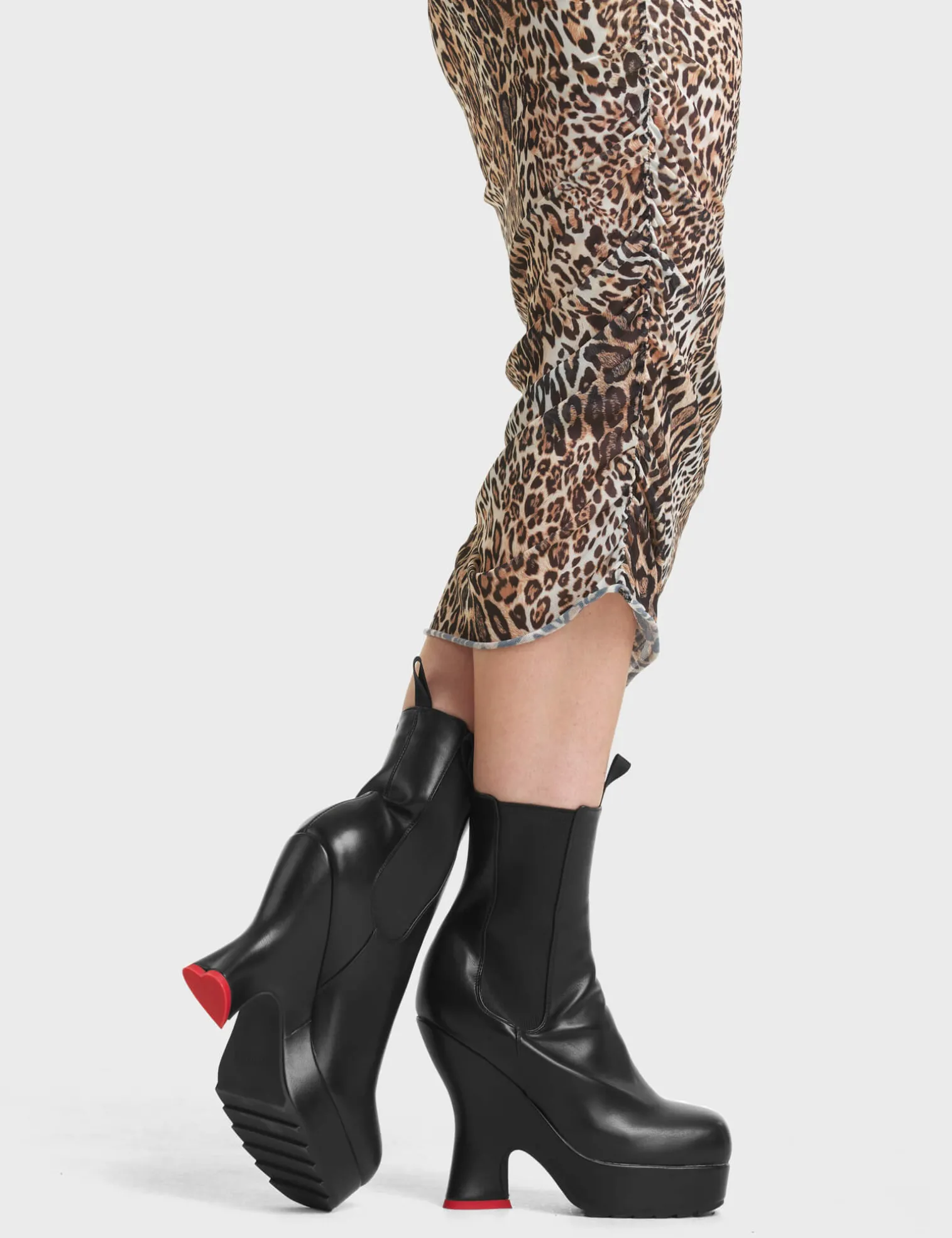 no_comment_chunky_platfor_0.webp Lamoda Hearts | Chunky^No Comment Chunky Platform Ankle Boots