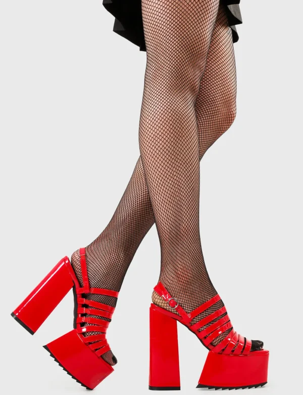 Lamoda Platform | Platform Boots^Out With A Bang Platform Sandals