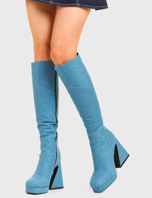 Lamoda Denim | Platform Boots^Override Platform Knee High Boots