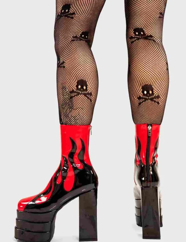 Lamoda Flames | Platform Boots^Reborn Platform Ankle Boots