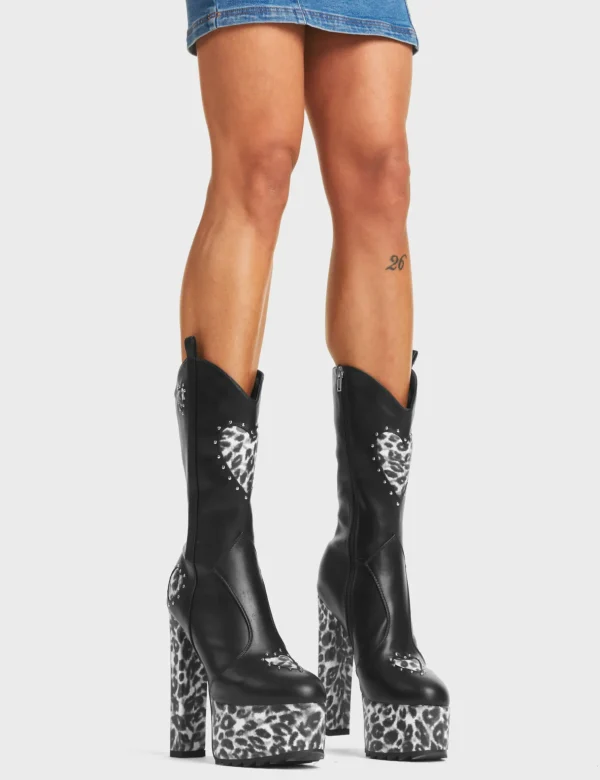 Lamoda Animal | Platform Boots^Rejector Platform Calf Boots
