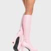 Lamoda Colourful | Pink^Rockstar Girlfriend Platform Knee High Boots