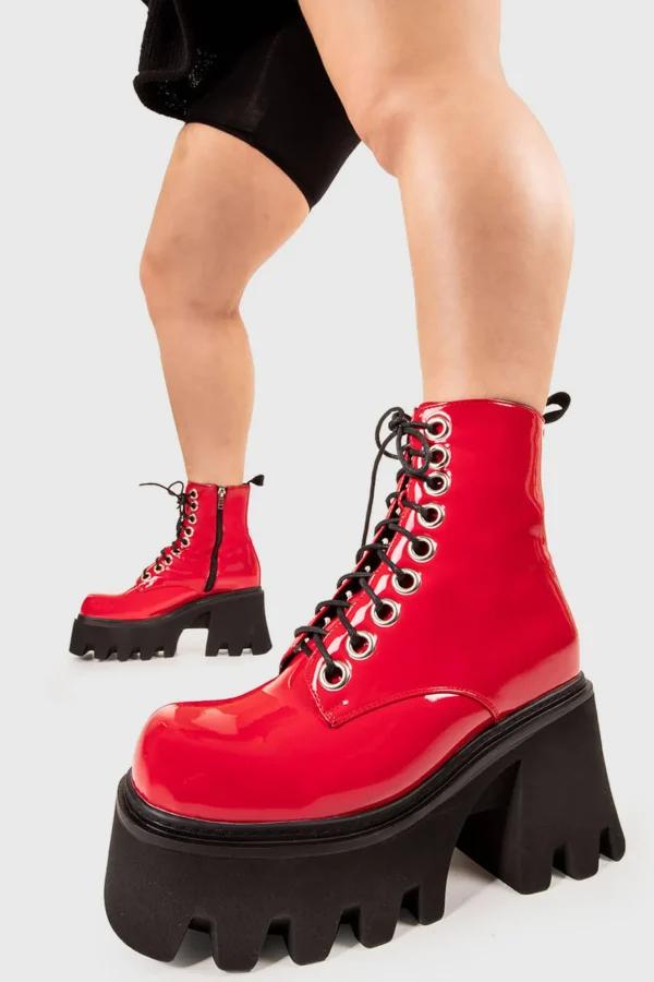 Lamoda Chunky Boots | Ankle Boots^Run To You Chunky Platform Ankle Boots