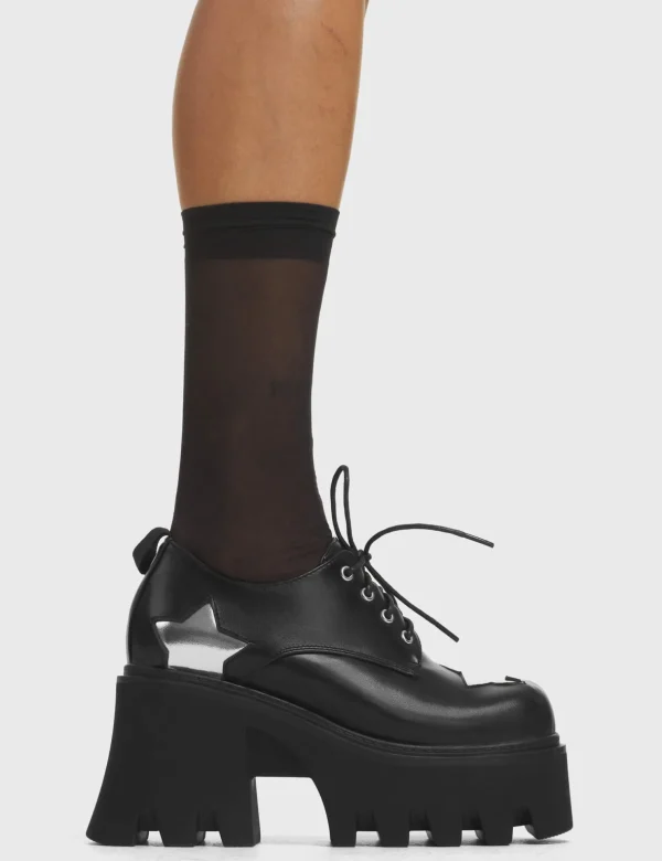 Lamoda Metallic | Platform^Swear Jar Chunky Platform Shoes