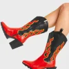 Lamoda Flames | Platform Boots^Temperature Rising Calf Boots