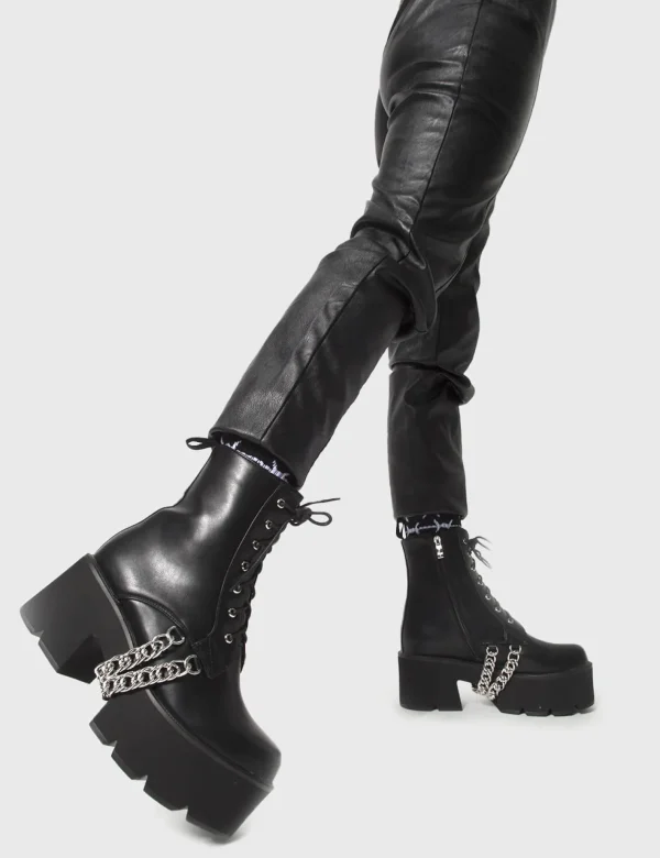 Lamoda Chunky Boots | Ankle Boots^Trapped Chunky Platform Ankle Boots