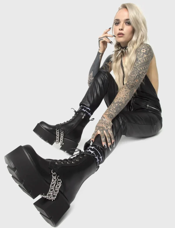 Lamoda Chunky Boots | Ankle Boots^Trapped Chunky Platform Ankle Boots