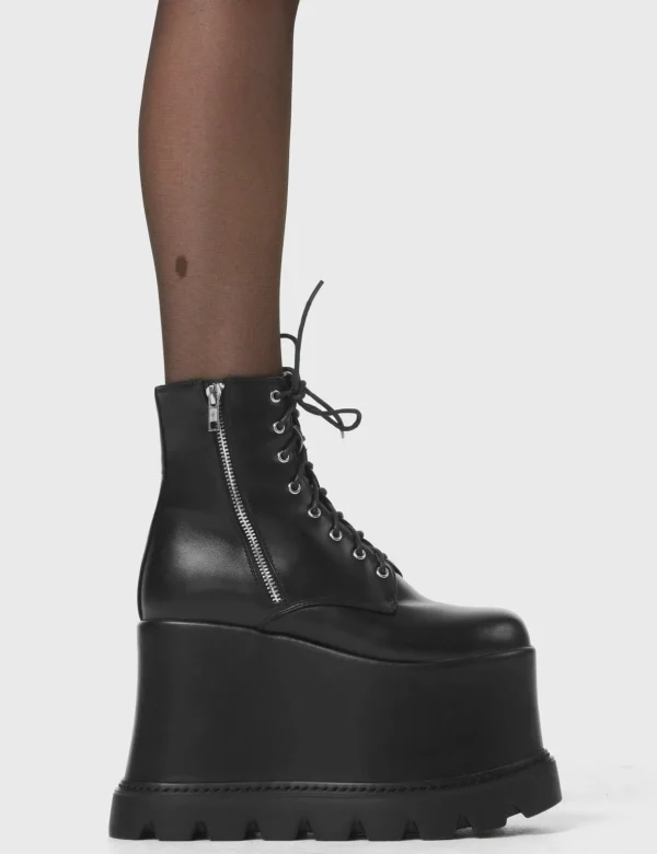 Lamoda Platform Boots | Chunky Boots^Up In Arms Chunky Platform Ankle Boots