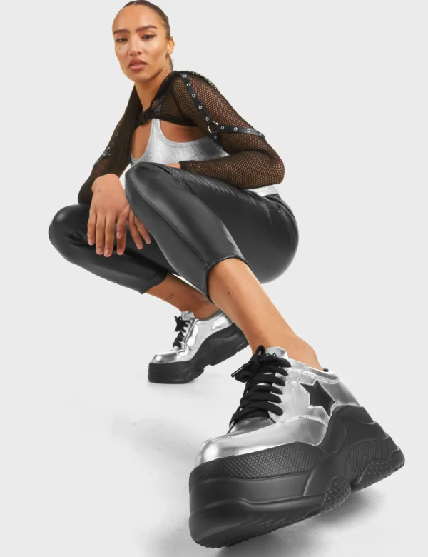 Lamoda Metallic | Platform^Venus Chunky Platform Sneakers