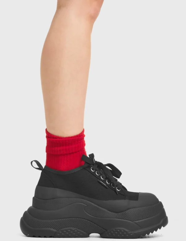 Lamoda Platform | Platform Boots^Waste Of Time Chunky Platform Sneakers